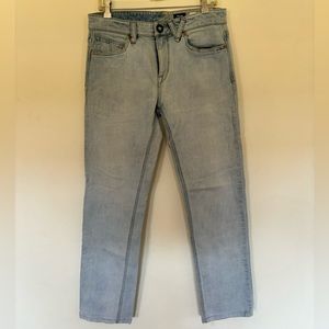 Volcom Solver Denim Jeans Powder Blue